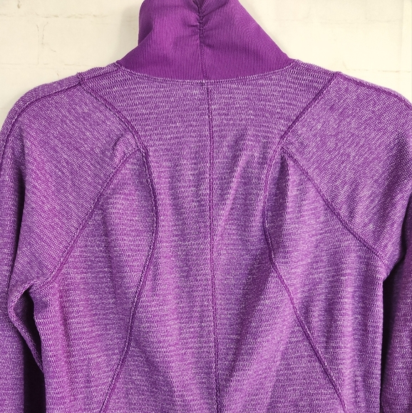Lululemon Runderful Slim Fit 1/2 Zip Running Pullover Purple Tender Violet 8 - Picture 7 of 16